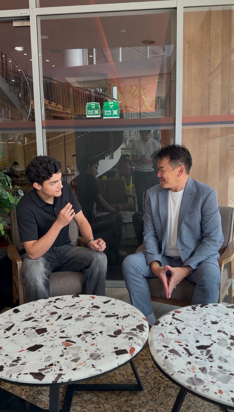 Entrevista grabada durante el programa de verano en Singapur